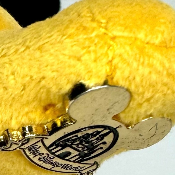 Disney Parks Walt Disney World Pluto Plush Dog with Pin on Paw - Picture 6 of 6